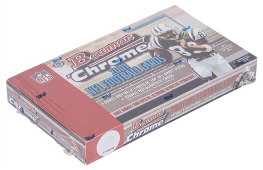 2001 Bowman Chrome Football Sealed Hobby Box